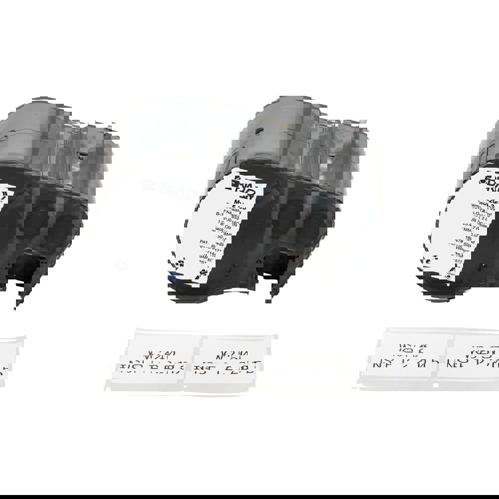 Labels, Ribbons & Tapes; Application: Label Printer Cartridge ; Type: Label Printer Cartridge ; Color Family: White ; Color: Black on White ; Number Of Labels Per Roll: 160 ; For Use With: BMP51; BMP53; M511